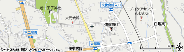 長野県大町市大町1539周辺の地図