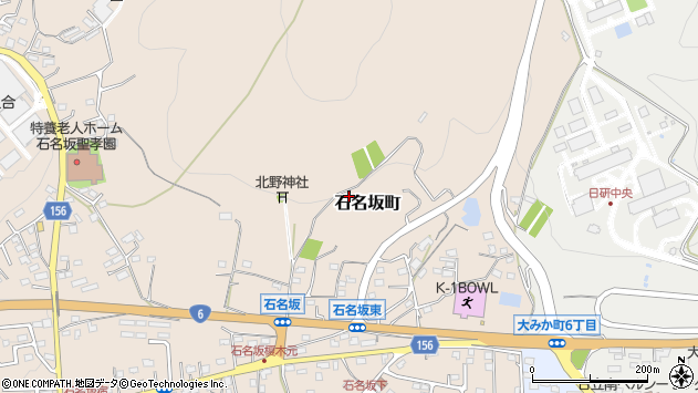 〒319-1225 茨城県日立市石名坂町の地図
