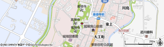 伝栄寺周辺の地図