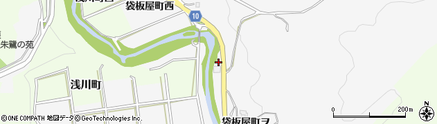 石川県金沢市袋板屋町ホ周辺の地図