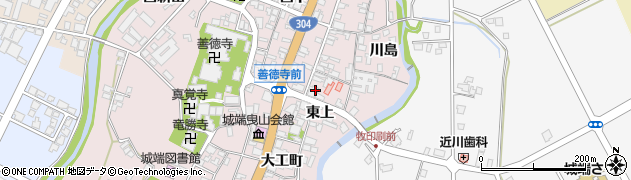 富山県南砺市城端523周辺の地図