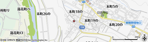 石川県金沢市末町（１８の）周辺の地図