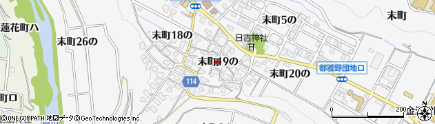 石川県金沢市末町（１９の）周辺の地図