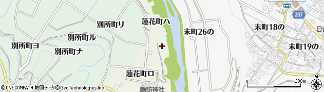 石川県金沢市蓮花町（ハ）周辺の地図