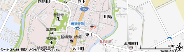 富山県南砺市城端521周辺の地図