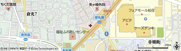 ８番らーめん 松任店周辺の地図