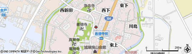 富山県南砺市城端412周辺の地図