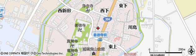 富山県南砺市城端416周辺の地図