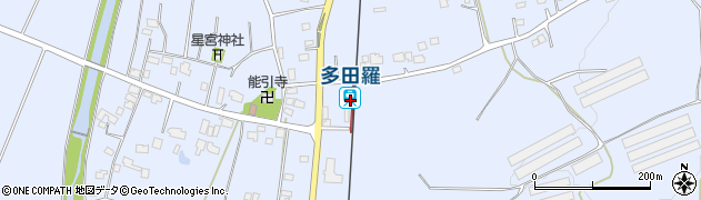 多田羅駅周辺の地図