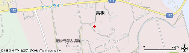 茨城県城里町（東茨城郡）高根周辺の地図