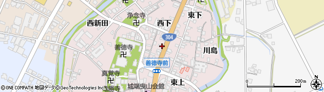 富山県南砺市城端171周辺の地図