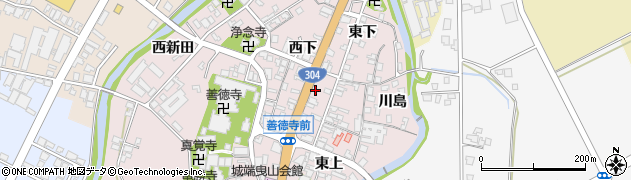 富山県南砺市城端167周辺の地図