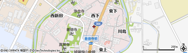 富山県南砺市城端173周辺の地図