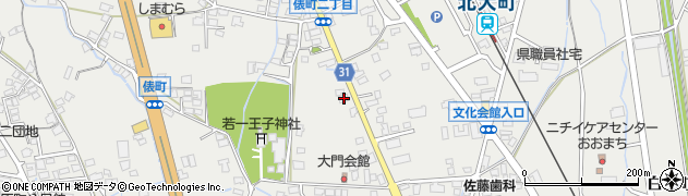 長野県大町市大町2112周辺の地図