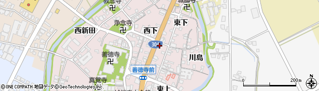 富山県南砺市城端164周辺の地図