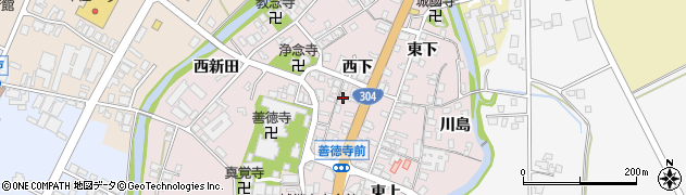 富山県南砺市城端176周辺の地図