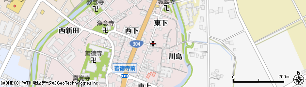 富山県南砺市城端100周辺の地図