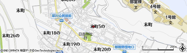 石川県金沢市末町（５の）周辺の地図