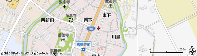 富山県南砺市城端126周辺の地図