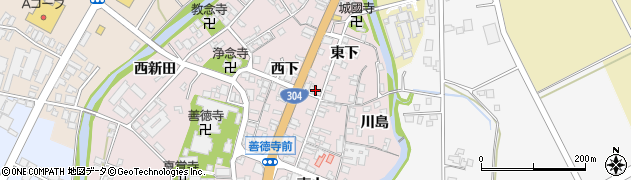 富山県南砺市城端125周辺の地図
