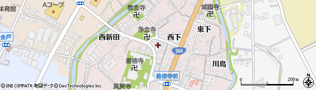富山県南砺市城端194周辺の地図