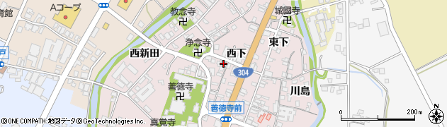 富山県南砺市城端189周辺の地図