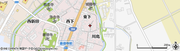 富山県南砺市城端3317周辺の地図