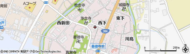 富山県南砺市城端190周辺の地図