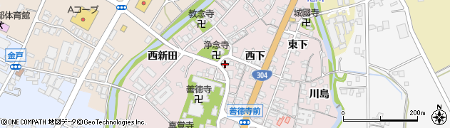 富山県南砺市城端206周辺の地図