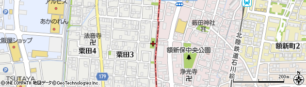 粟田東公園周辺の地図