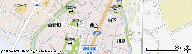 富山県南砺市城端221周辺の地図