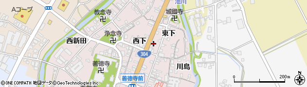 富山県南砺市城端158周辺の地図