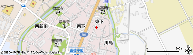 富山県南砺市城端98周辺の地図