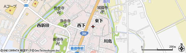 富山県南砺市城端133周辺の地図