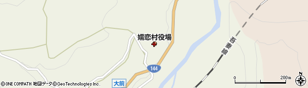 嬬恋村役場　議会事務局周辺の地図