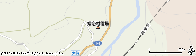群馬県嬬恋村（吾妻郡）周辺の地図