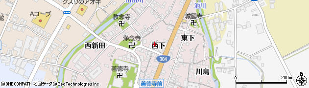 富山県南砺市城端215周辺の地図