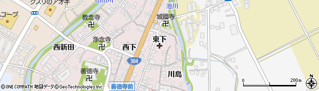 富山県南砺市城端95周辺の地図