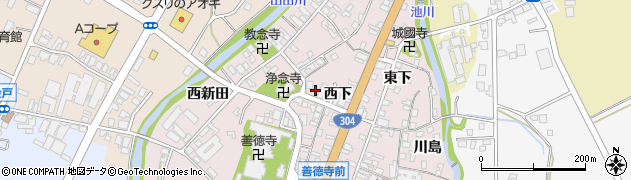 富山県南砺市城端209周辺の地図