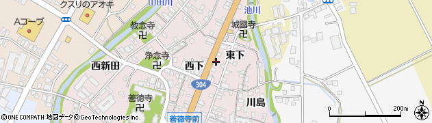 富山県南砺市城端155周辺の地図