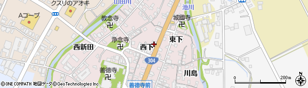 富山県南砺市城端233周辺の地図
