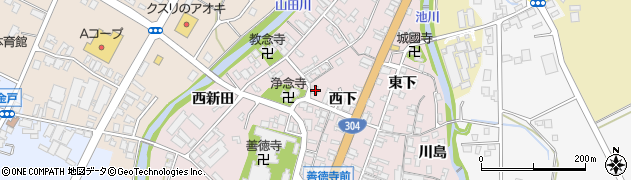 富山県南砺市城端207周辺の地図