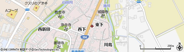 富山県南砺市城端152周辺の地図