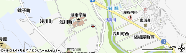 石川県金沢市浅川町ニ周辺の地図