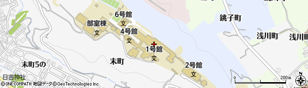金沢学院大学・大学院　入試広報部周辺の地図