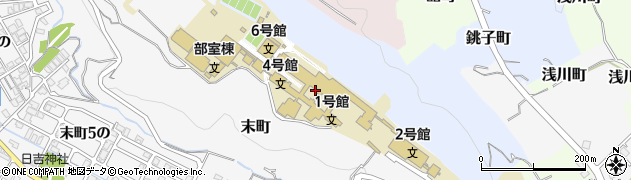 金沢学院大学周辺の地図