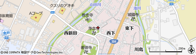 富山県南砺市城端400周辺の地図