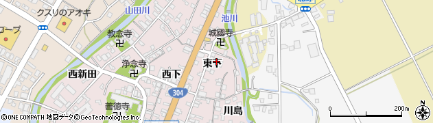 富山県南砺市城端93周辺の地図