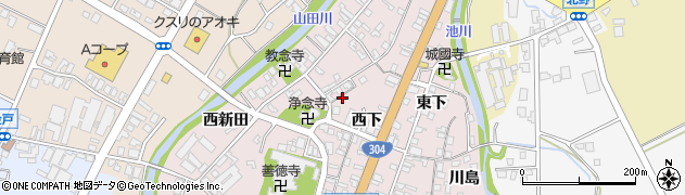 富山県南砺市城端252周辺の地図