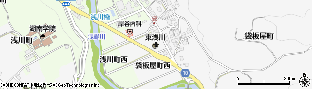 石川県金沢市袋板屋町（西）周辺の地図